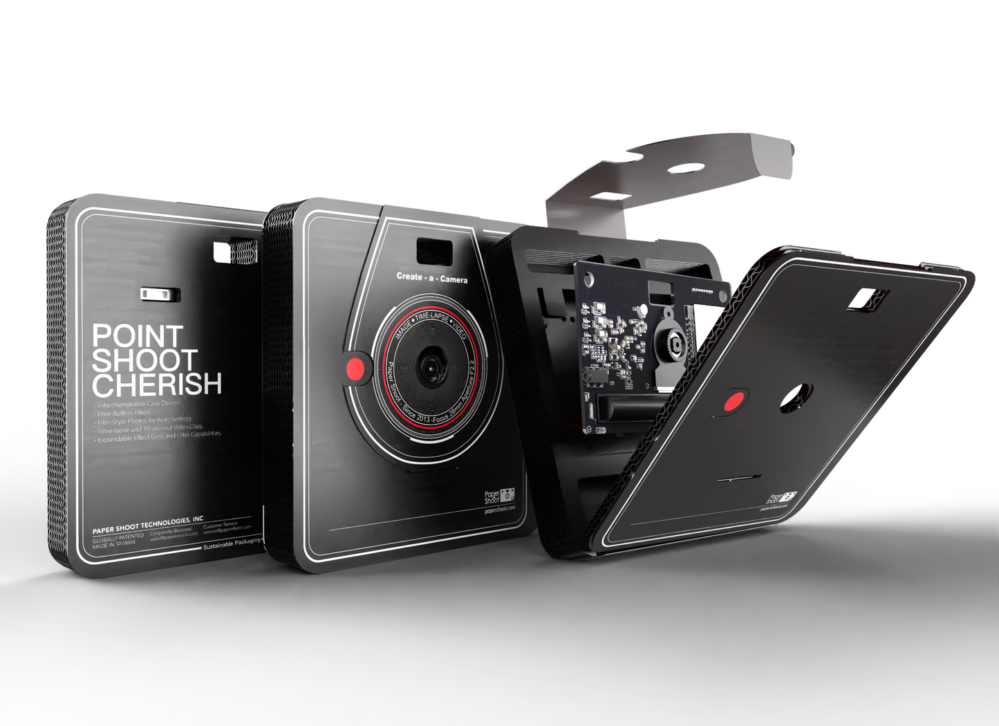 Camera Board (Incl. 64GB SD Card & Rechargeable Batteries)